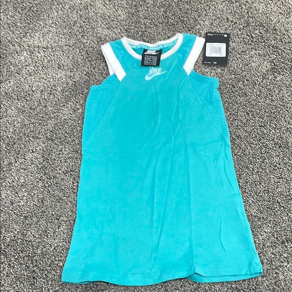 Girls Nike aqua colored Sleeveless Dress. NWT